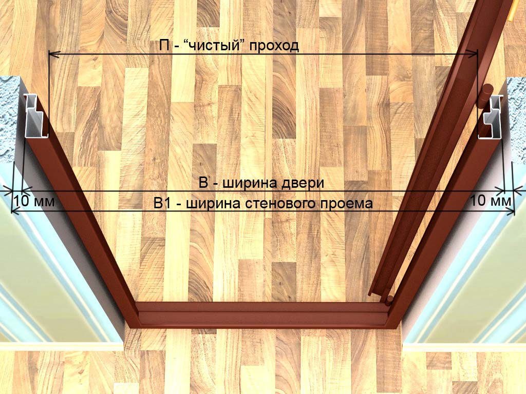Установка межкомнатных дверей в квартире